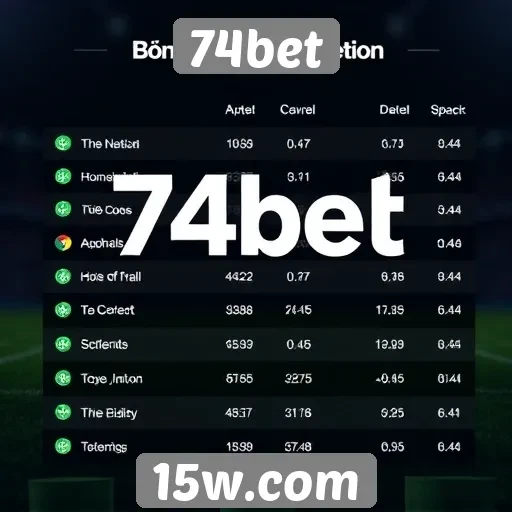 Comparativo de bônus oferecidos pelo 74bet