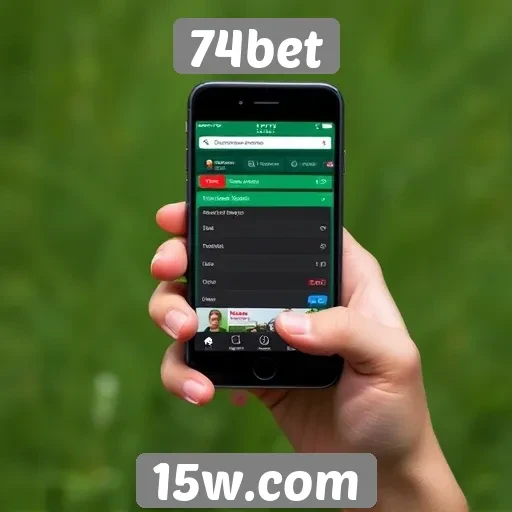 Plataforma 74bet é otimizada para dispositivos móveis