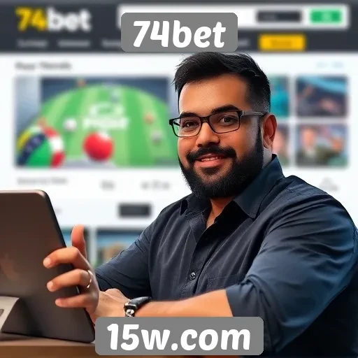 Análise da experiência do usuário no site 74bet