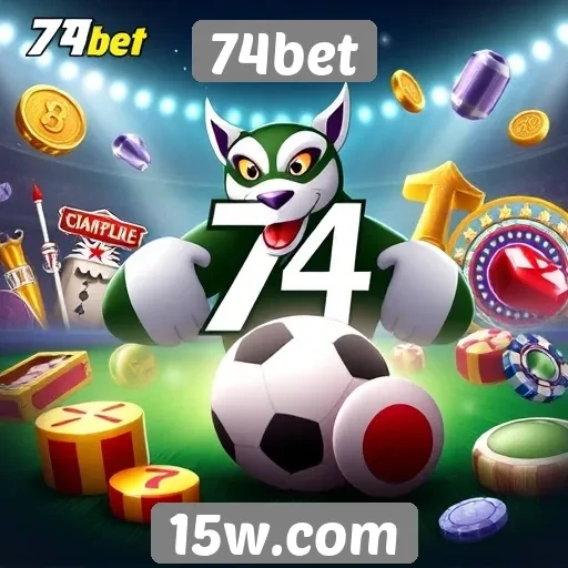 Variedade de jogos disponíveis no 74bet